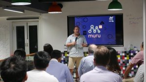 Welcoming our BANSEA guests at a muru-D Singapore Angel Investing Workshop and Networking Event
